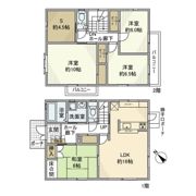 上平中央戸建の間取り画像