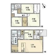 月見町戸建の間取り画像