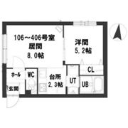 グランメール北24条駅前の間取り画像