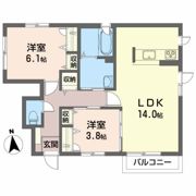 ブランシェ長橋台の間取り画像
