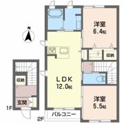 メゾンド由雅Aの間取り画像