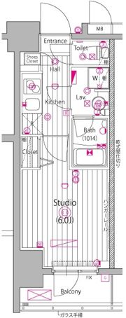 ガーラ・グランディ池袋Ⅱの間取り画像