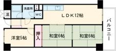 シヤトー・ド・メール須磨の間取り画像