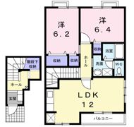 サンライズ・k B棟の間取り画像