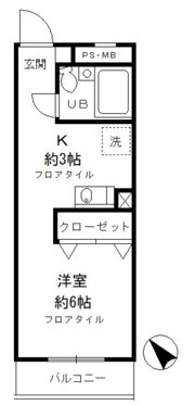 昭島コートエレガンスEの間取り画像