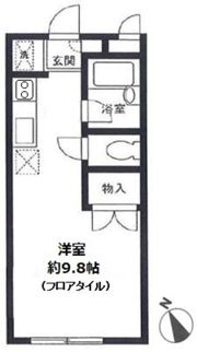 クレール川崎の間取り画像