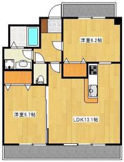 クロノス30新町IIの間取り画像