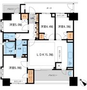 KDXレジデンス町田の間取り画像