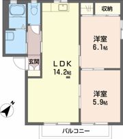 グランシード加藤 A棟の間取り画像