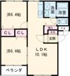 グランプラス南星Bの間取り画像