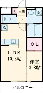 SOLAIRE鈴蘭台の間取り画像