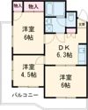 ピースフル福生の間取り画像