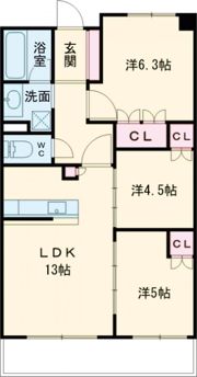 ワコーレ明石大久保ノースブライトの間取り画像