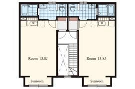 ランドマーク高見Aの間取り画像