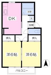 ラポートBの間取り画像