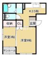 大友ハイツの間取り画像