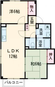 サンガーデン・旭Aの間取り画像
