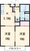 シェルネッサス Bの間取り画像