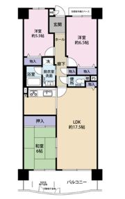 第二網干駅前マンションの間取り画像