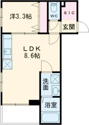 リノリノアパートメント舟入幸町の間取り画像