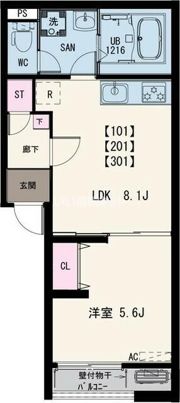 MKT伊勢町の間取り画像