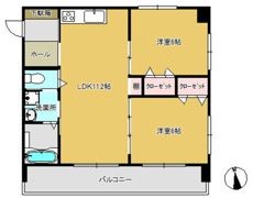 ハイグランデ矢上の間取り画像