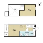 ?clair（エクレール）の間取り画像