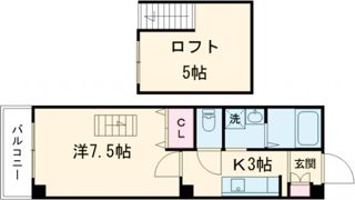 アーバンハイツ梅ノ辻の間取り画像