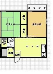 ハイツマノの間取り画像