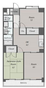 サニーヒルマンションの間取り画像