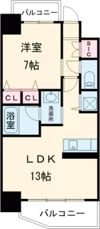 プレジオ神戸WESTの間取り画像