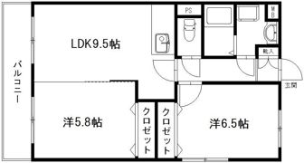 グランストーク松野の間取り画像