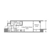 ArtizA瓦屋町Ⅰの間取り画像