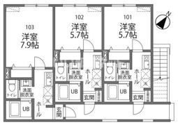 パステールグラン大森台の間取り画像