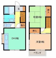 ハイツ峯の間取り画像
