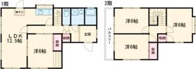 加東市多井田戸建の間取り画像