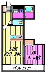 Mark Duo芝西の間取り画像