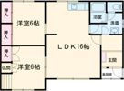 明野新町平屋の間取り画像