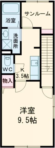 コージーコート大学前の間取り画像