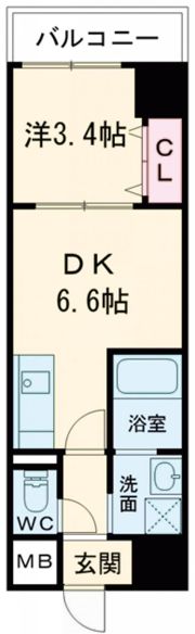 クローバー・グランツ新金岡の間取り画像