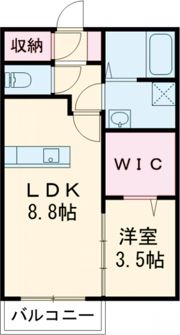 セゾンフィールの間取り画像