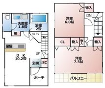 大沼ハウスの間取り画像