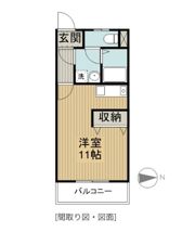 アレクサンドライト八女の間取り画像