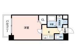 グラビスコート広島駅前通りの間取り画像