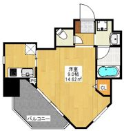 【的場町】ヴィラ博丈(ヒロタケ)的場町の間取り画像