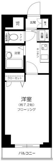 ヴェルト新宿の間取り画像