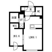エスグランデ北13の間取り画像