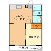 奥田ハイツの間取り画像