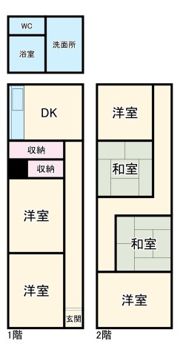蒲原戸建の間取り画像