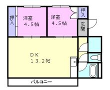 サンライズ美園の間取り画像